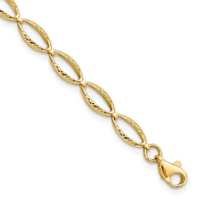 14k Yellow Gold Polished D.C Bracelet