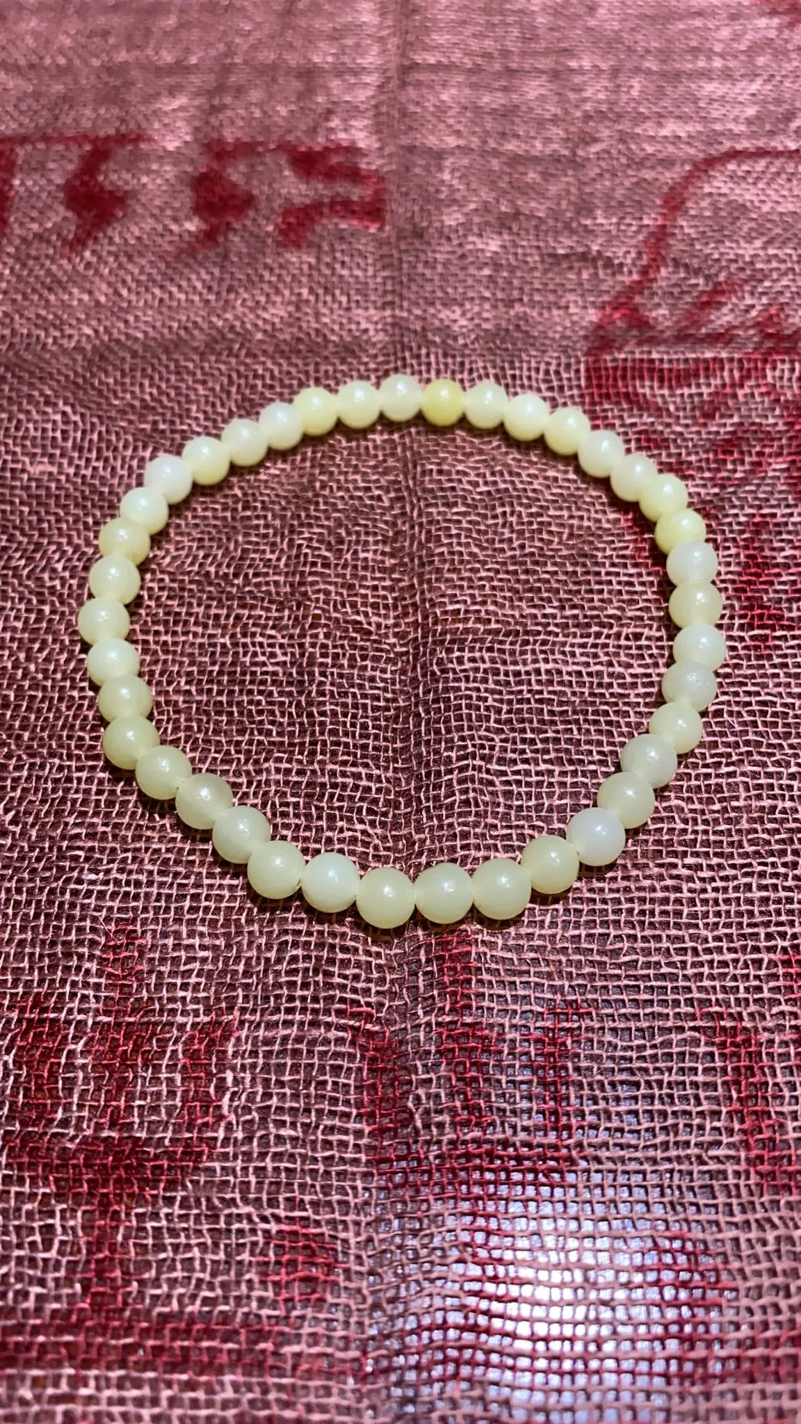 4MM Butter Jade Bead Bracelet