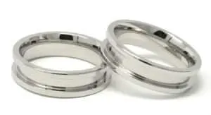 6mm Inlay Stainless Steel Ring Core