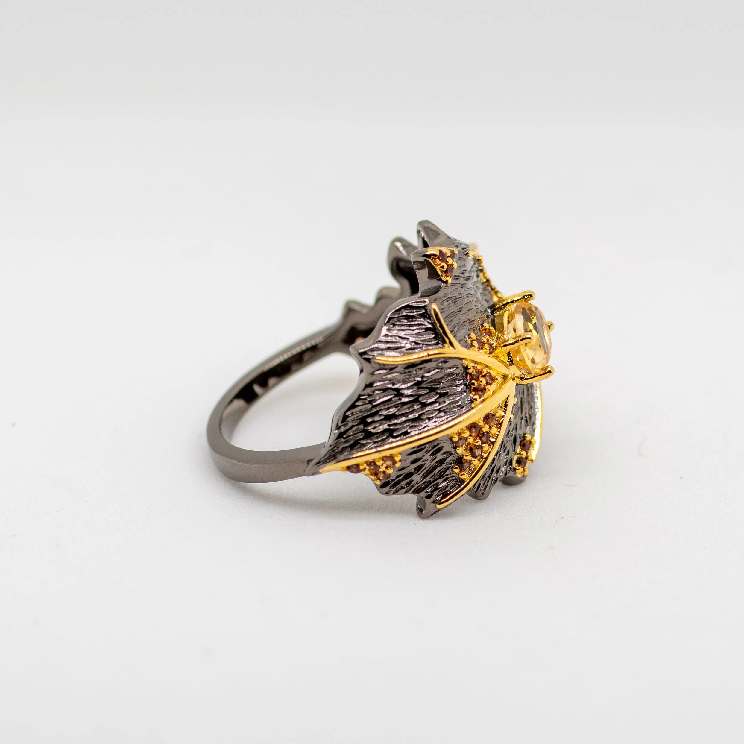 Adair Citrine Ring in Sterling Silver