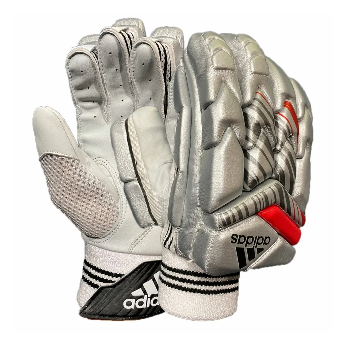 Adidas Incurza 1.0 Silver Cricket Batting Gloves