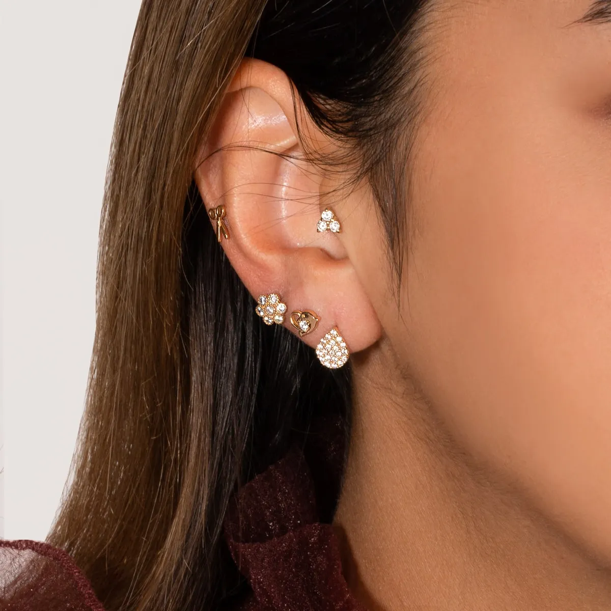 Amaryllis Flower Earring