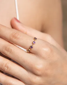 Amethyst Birthstone Ring, Aquarius