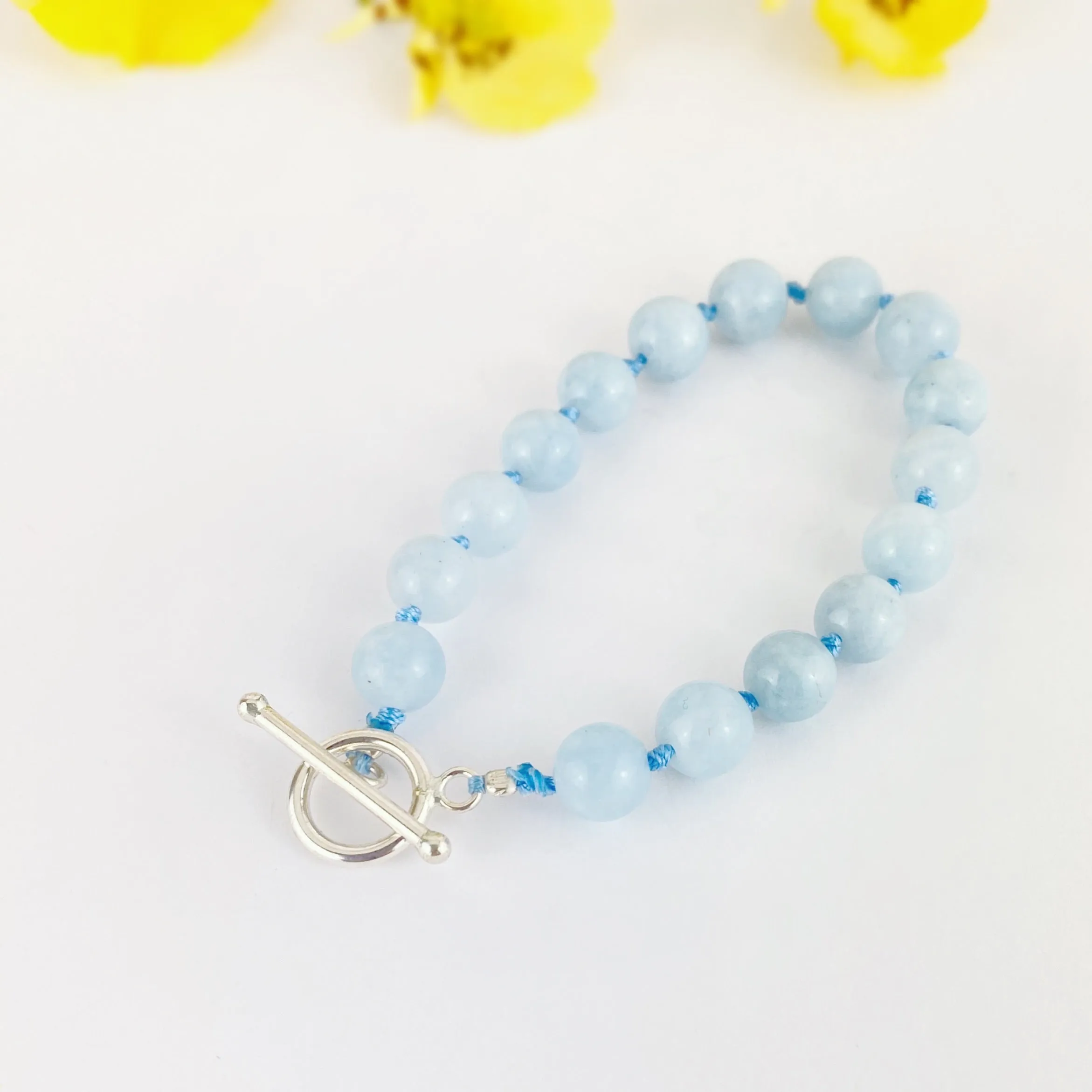 Aqua Bead Bracelet - VBRC228