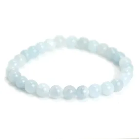 Aquamarine 6mm Stretch Bracelet