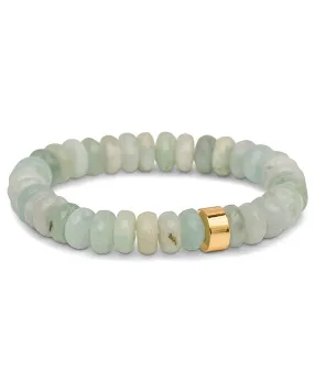 Aquamarine Beaded Stretch Bracelet