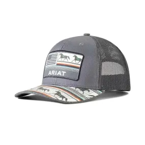 Ariat Grey Western Charm - Ball Cap