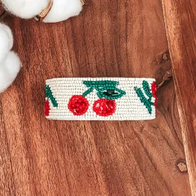 Berry Cute Bracelet in White