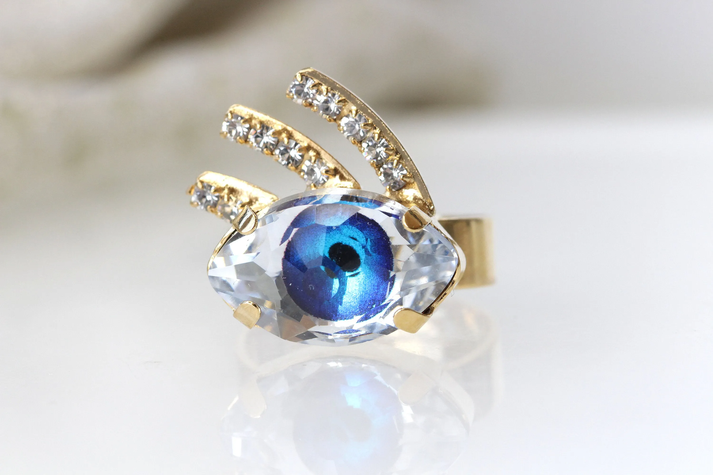 BLUE EYE RING