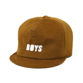 BOYS CAP -CORDUROY- CAMEL