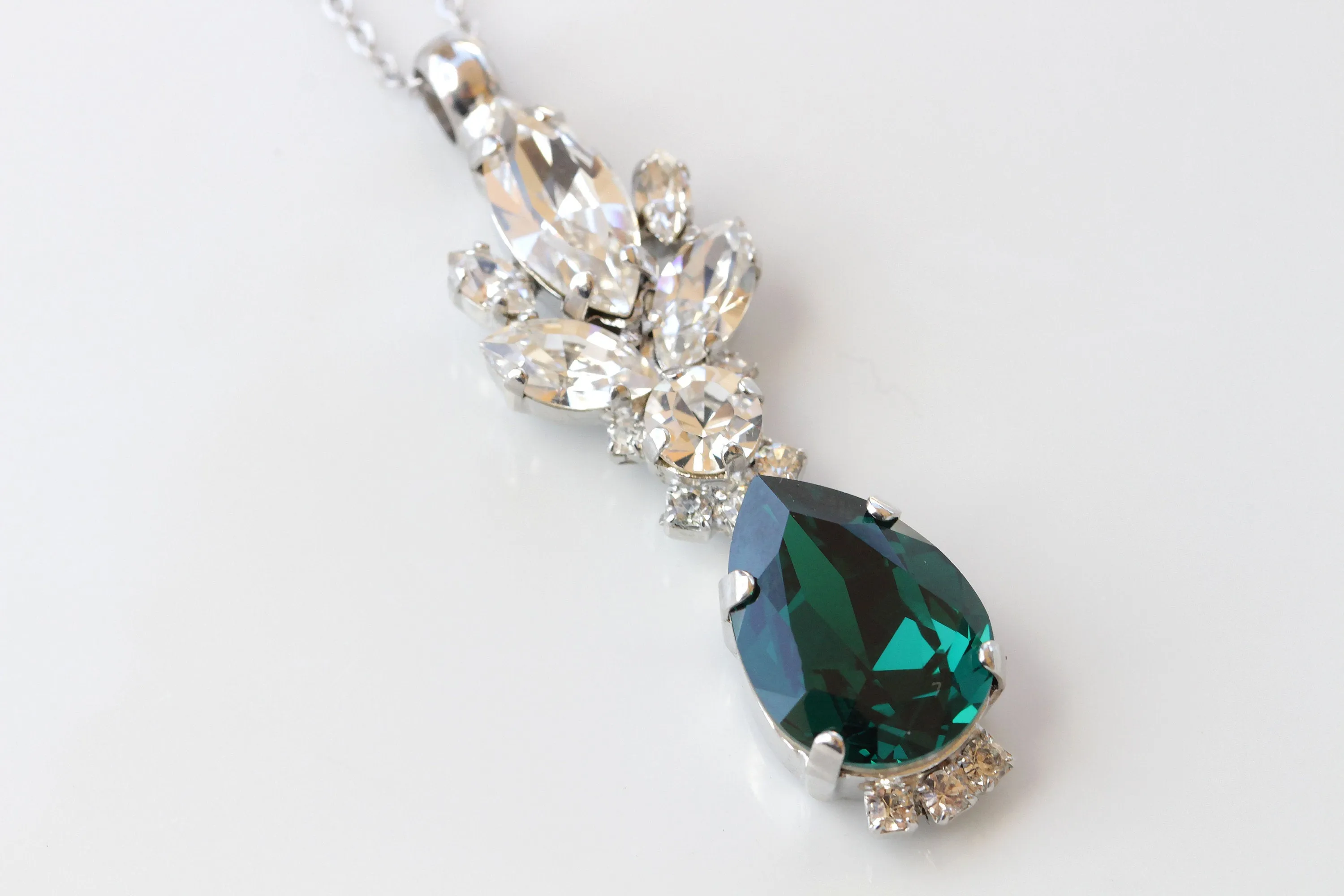 BRIDAL EMERALD NECKLACE