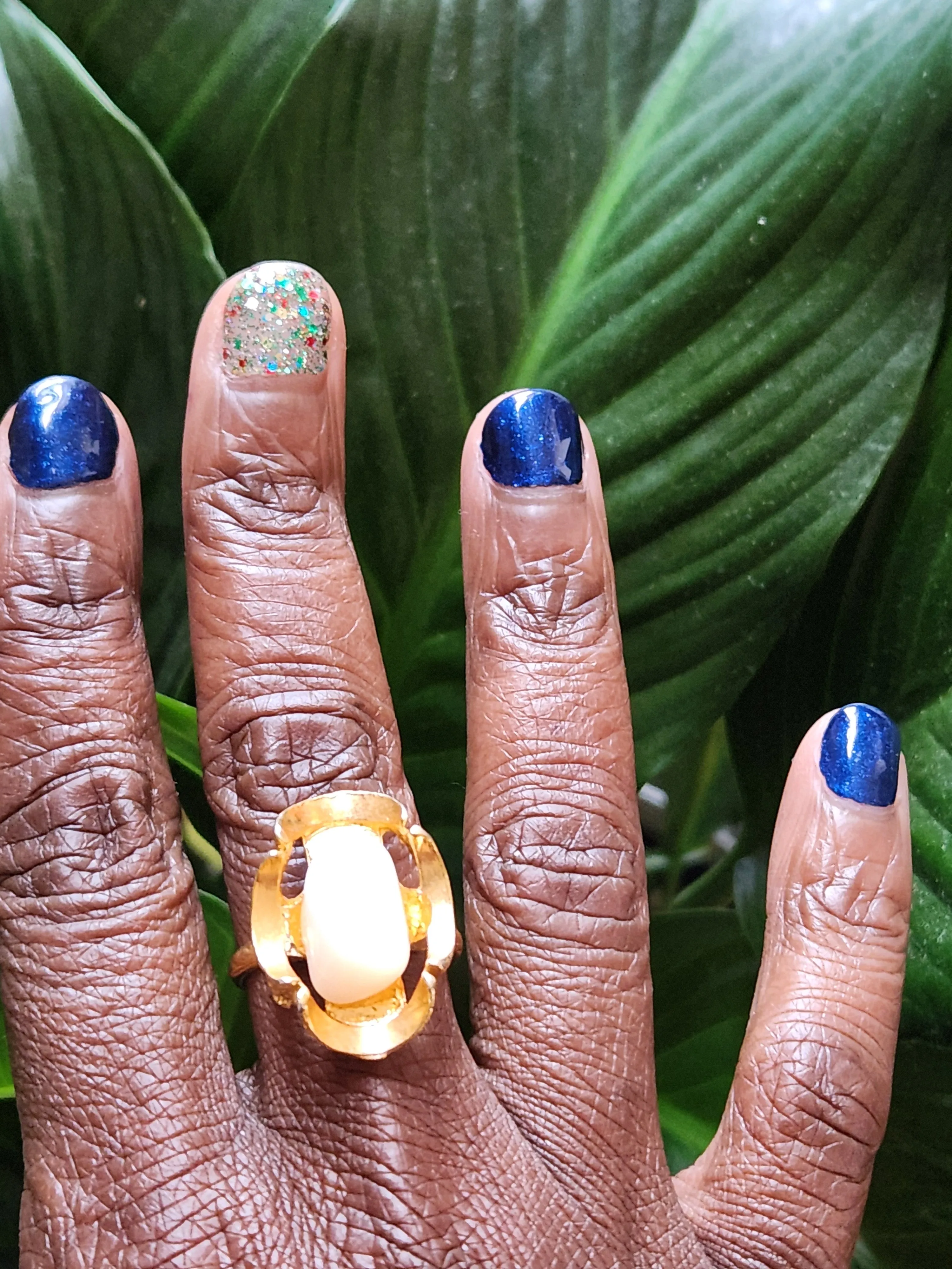 Carnelian White Ring