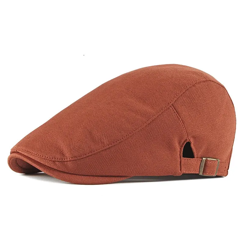 Casual Art Wool Flat Cap