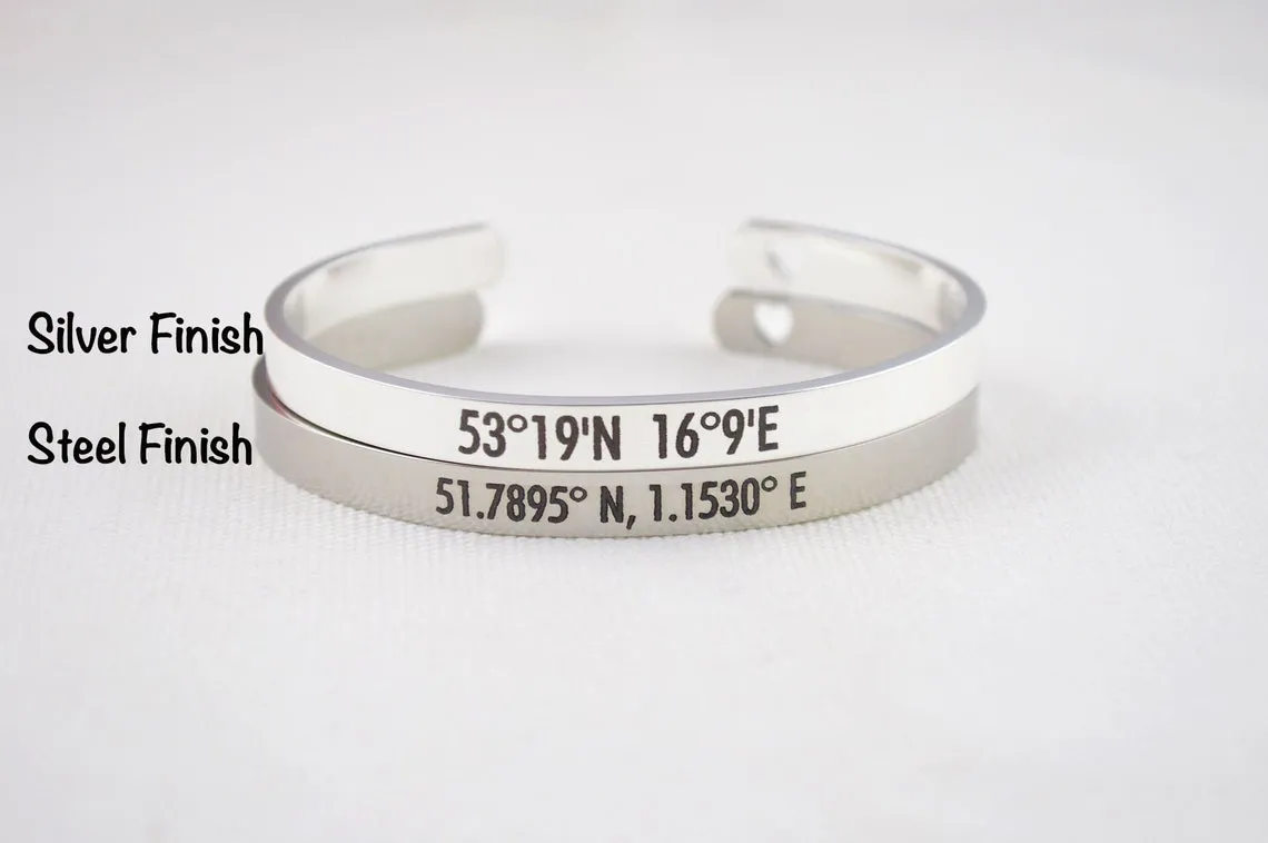 Christian Cuff Bracelet, Hypoallergenic Stainless Steel, Uplifting Bracelet, Christian Gifts, Bracelet for Women, Engraved Bracelet