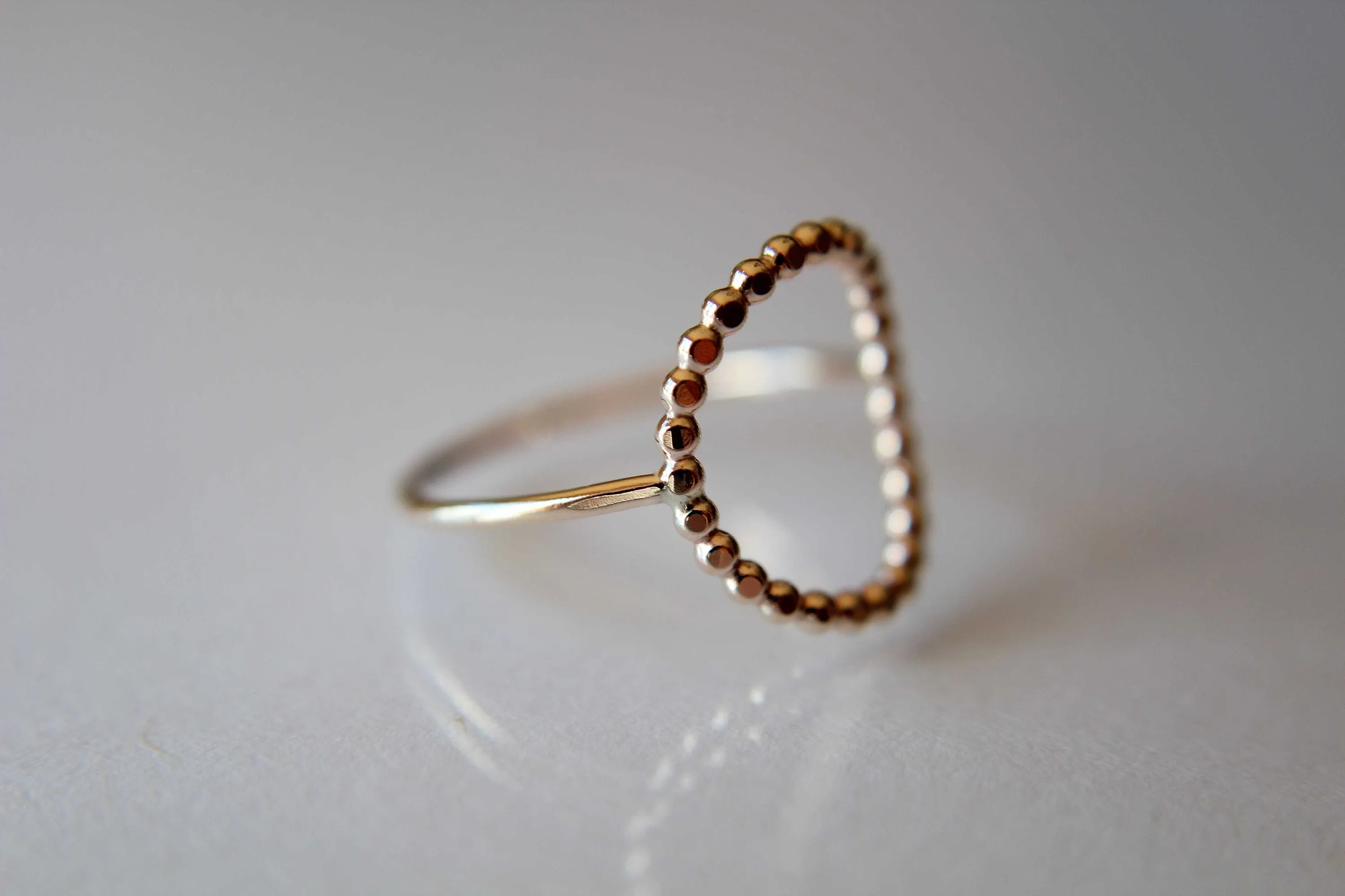 Circle Ring, Beaded Rings, Eternity Rings, Beaded Circle Ring,Simple Modern Ring, Karma Circle Ring, Minimalist Jewelry, Karma Ring, Gift