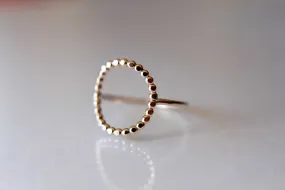 Circle Ring, Beaded Rings, Eternity Rings, Beaded Circle Ring,Simple Modern Ring, Karma Circle Ring, Minimalist Jewelry, Karma Ring, Gift