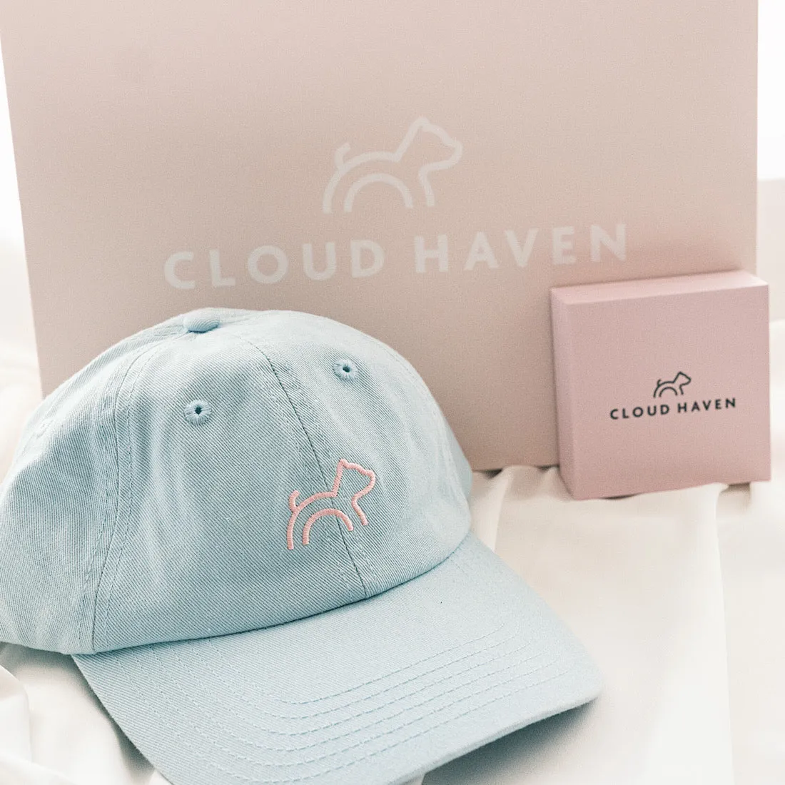 Cloud Haven Logo Baseball Cap Blue