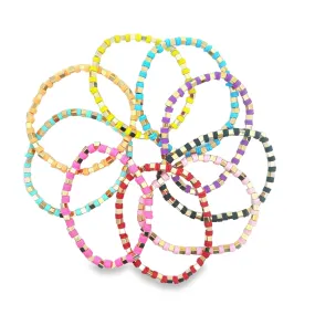 Colorful Polymer Beaded Bracelet (I488)