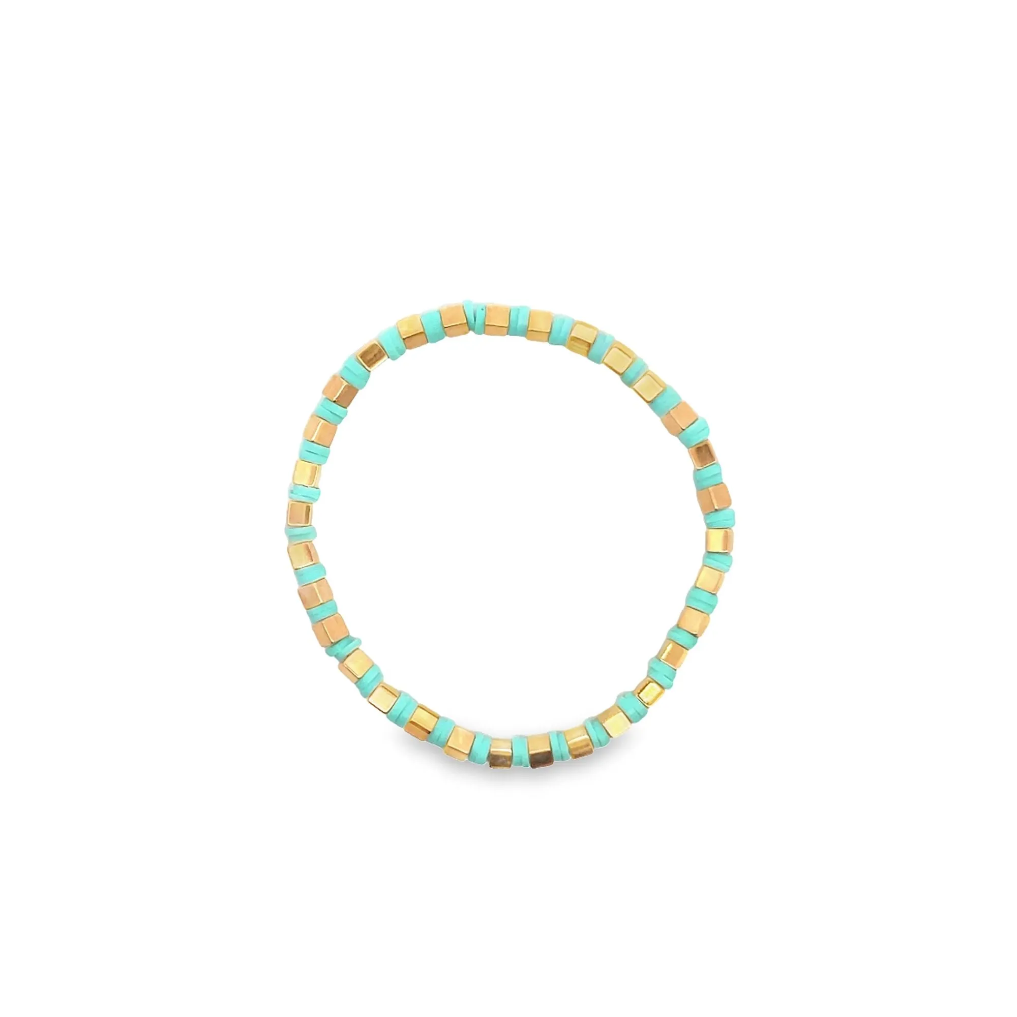 Colorful Polymer Beaded Bracelet (I488)