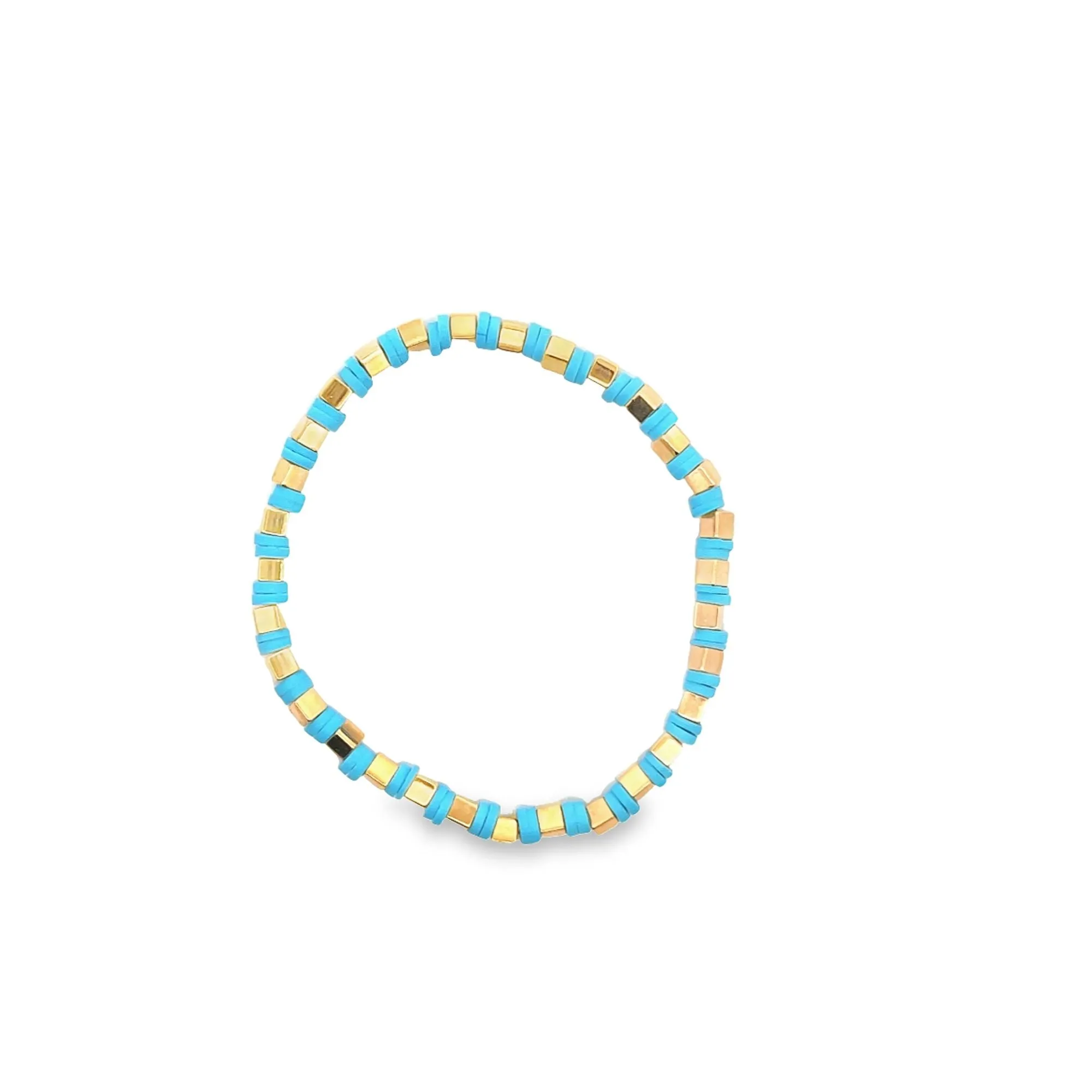 Colorful Polymer Beaded Bracelet (I488)