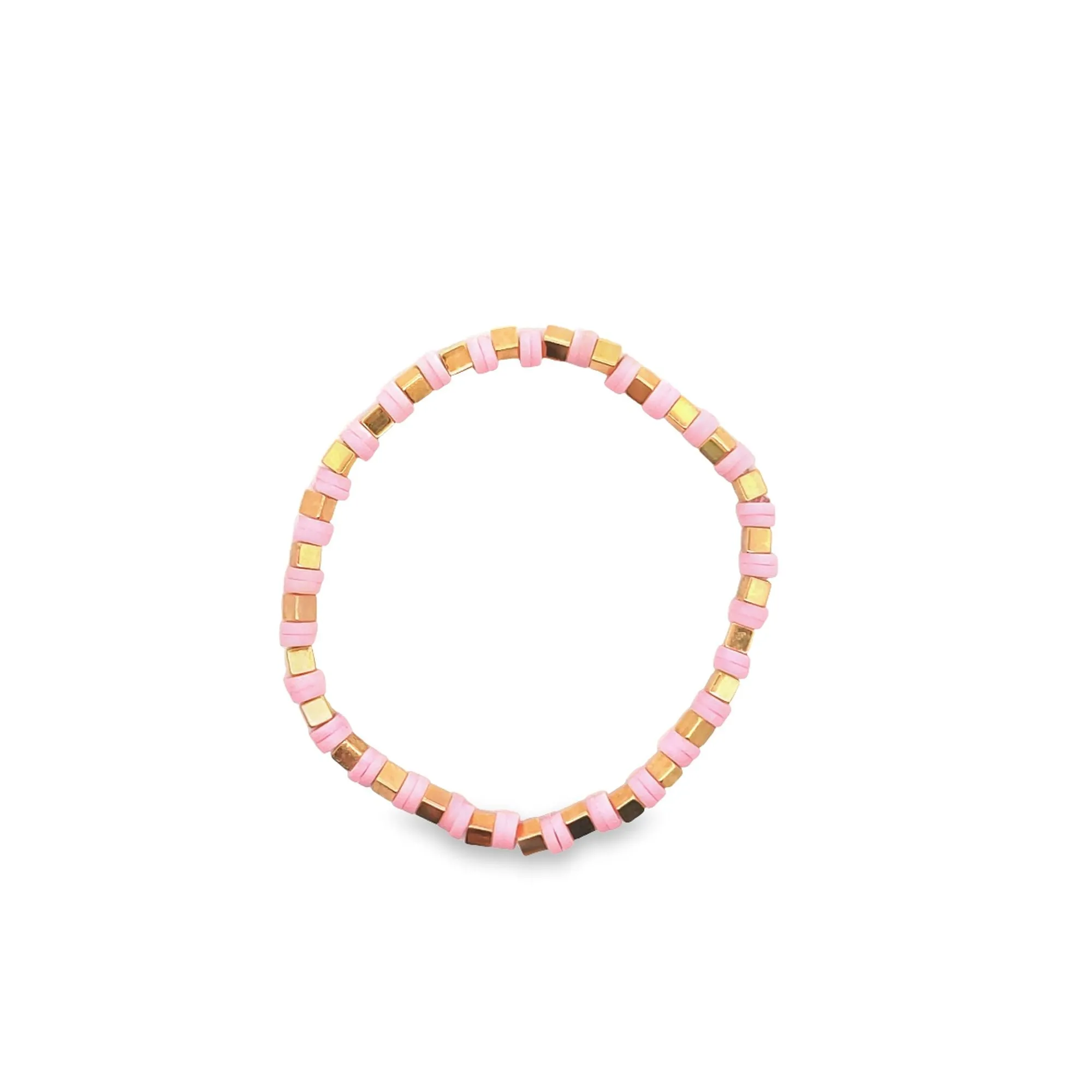 Colorful Polymer Beaded Bracelet (I488)