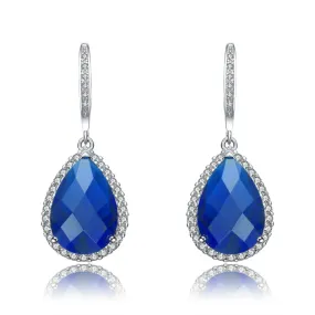 Constance Ocean Blue Dangle Earrings