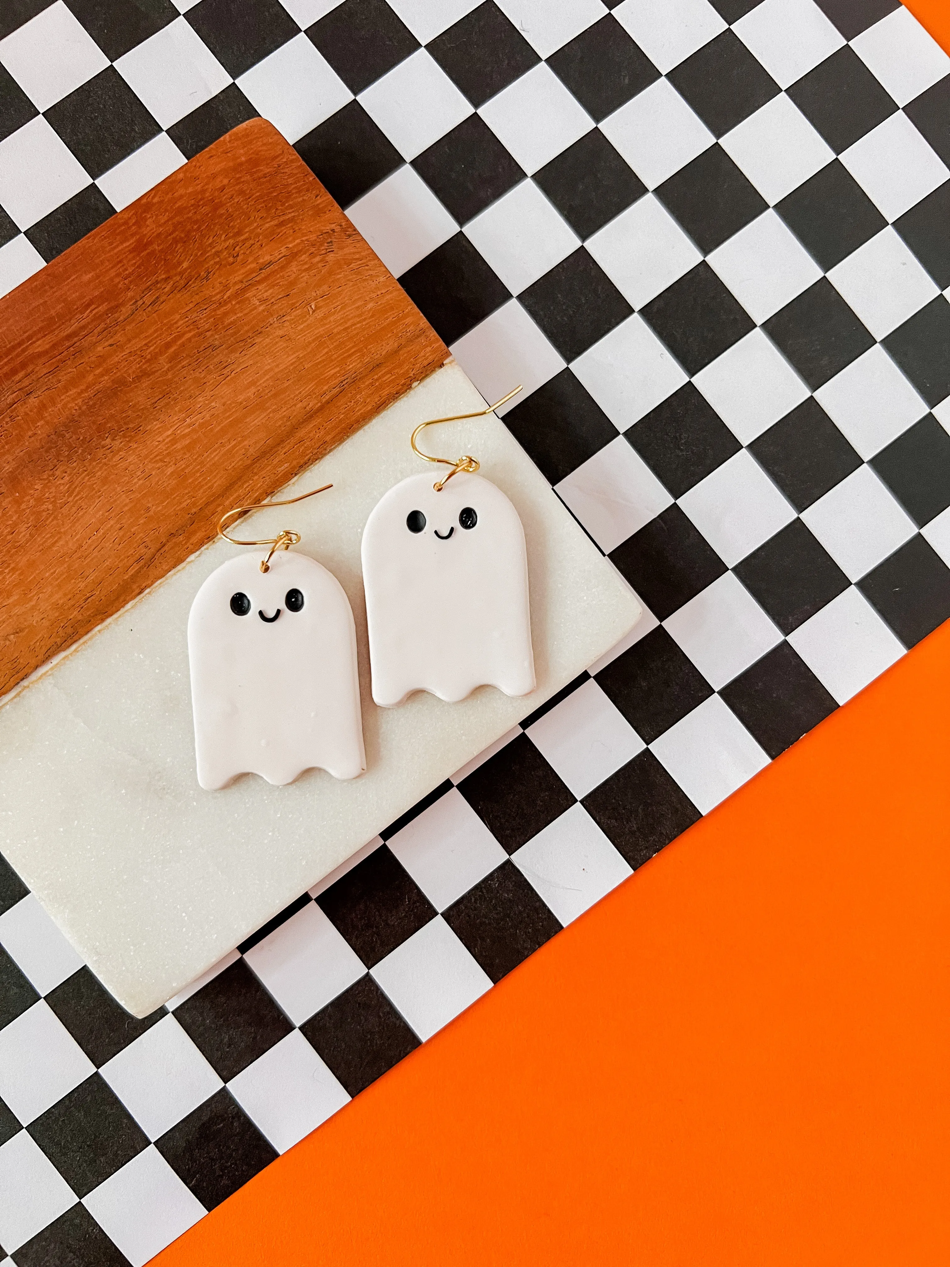 Costume Party Ghosts | Clay Earrings