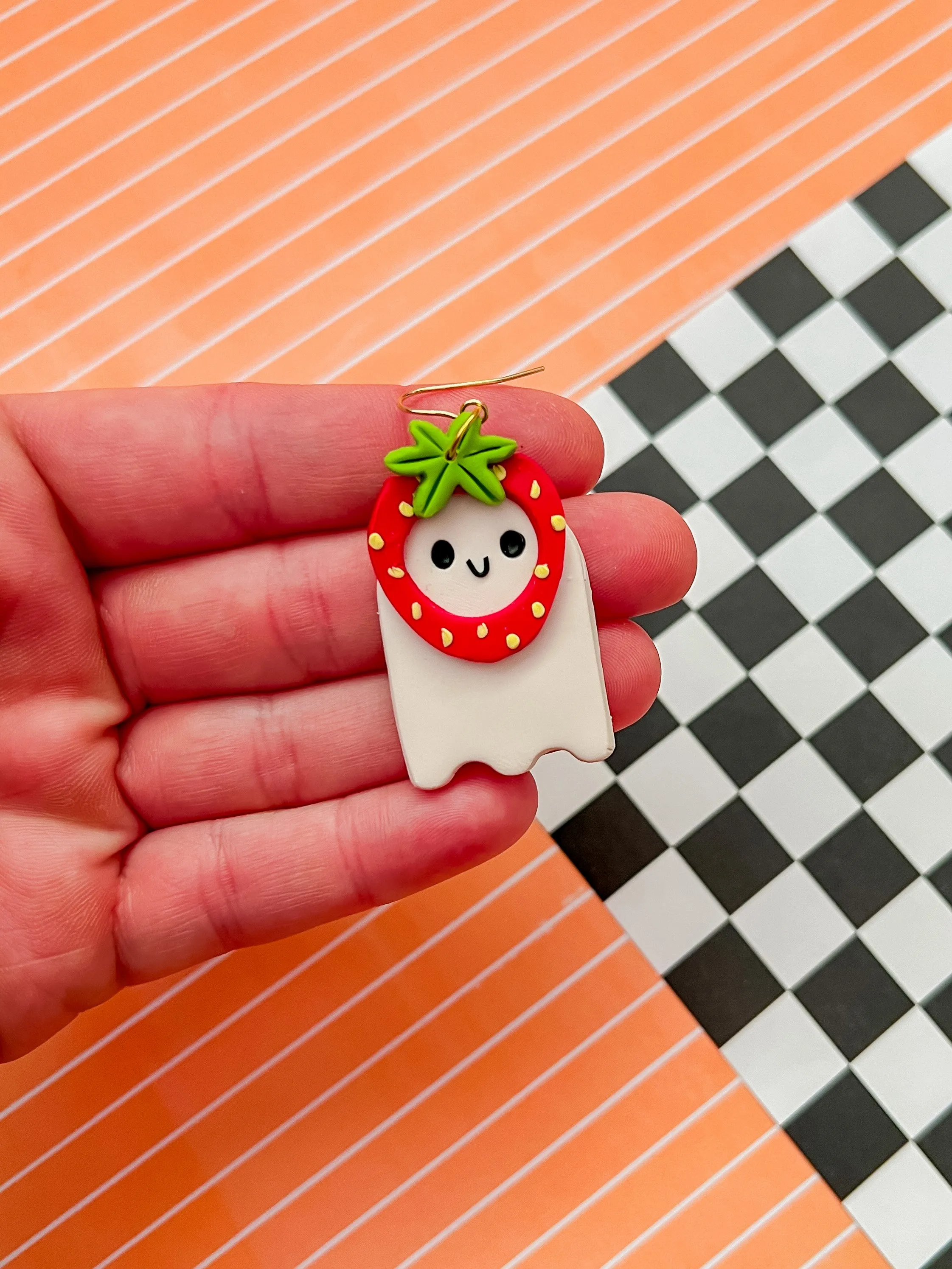 Costume Party Ghosts | Clay Earrings