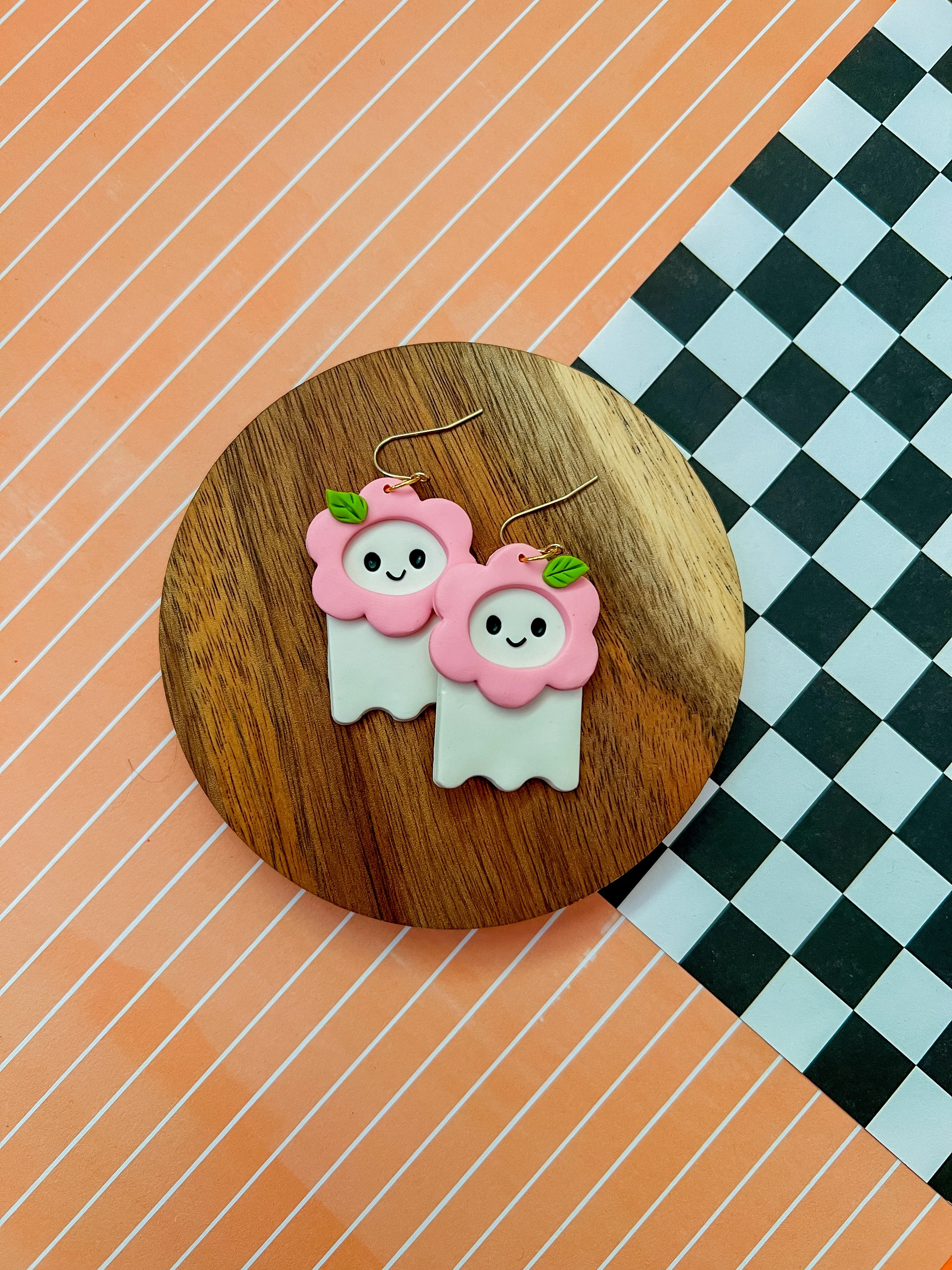 Costume Party Ghosts | Clay Earrings