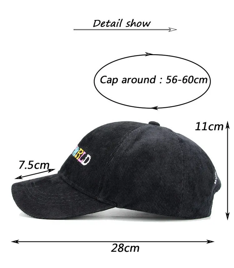 Cotton ASTROWORLD Baseball Caps Travis Scott Unisex Astroworld Dad Hat Cap High Quality Embroidery Man Women Summer Hat