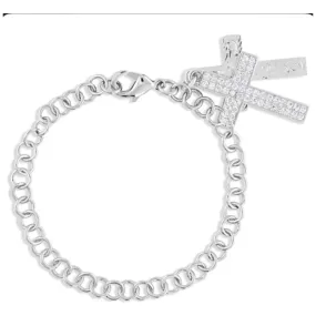 Country Charm Cross Bracelet