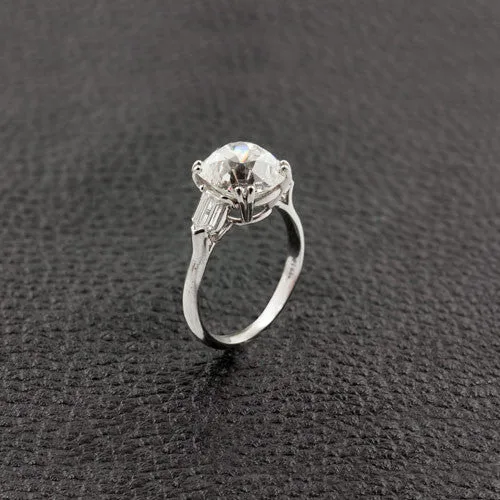 Cushion cut Engagement RIng