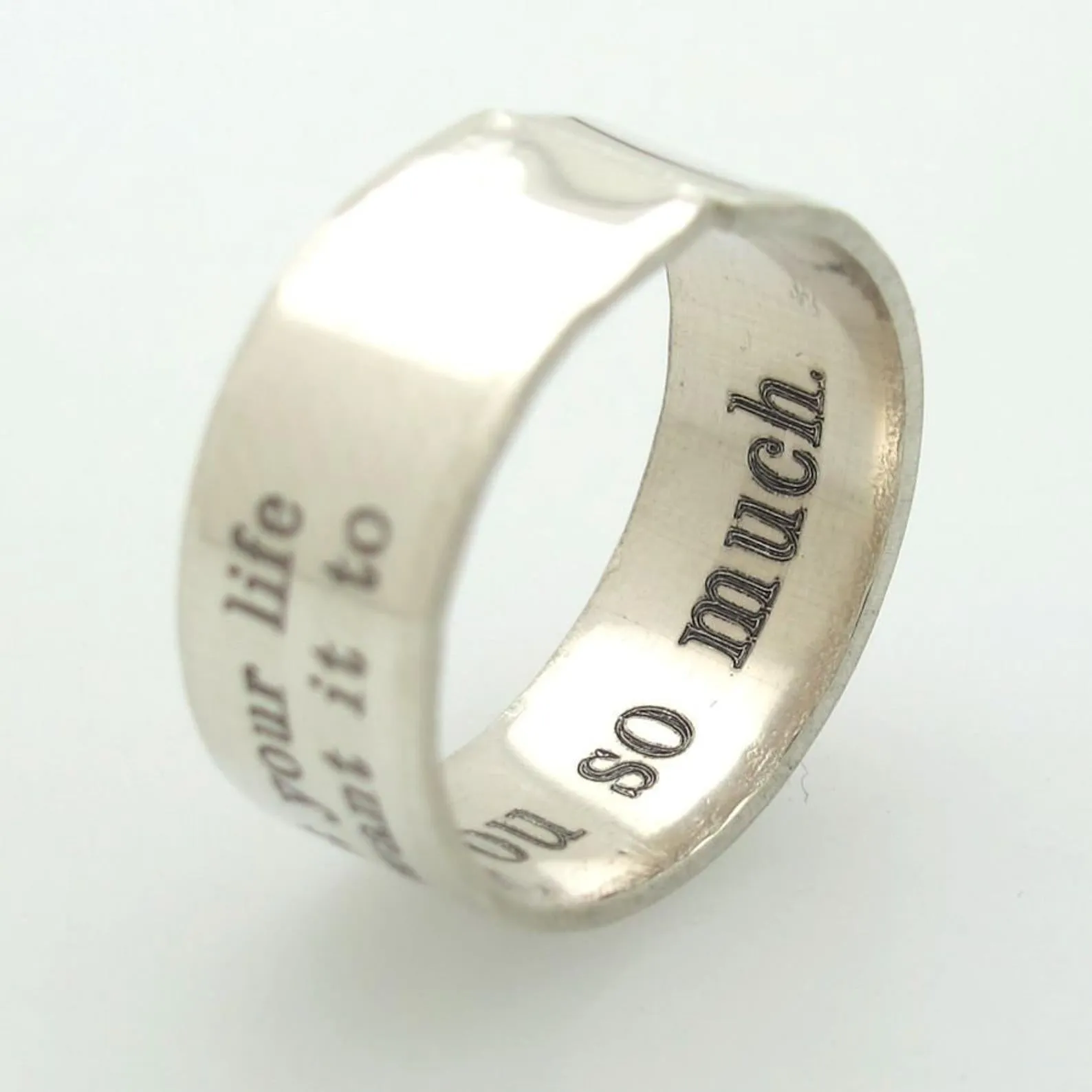 Custom Engraved Ring for Men and Women