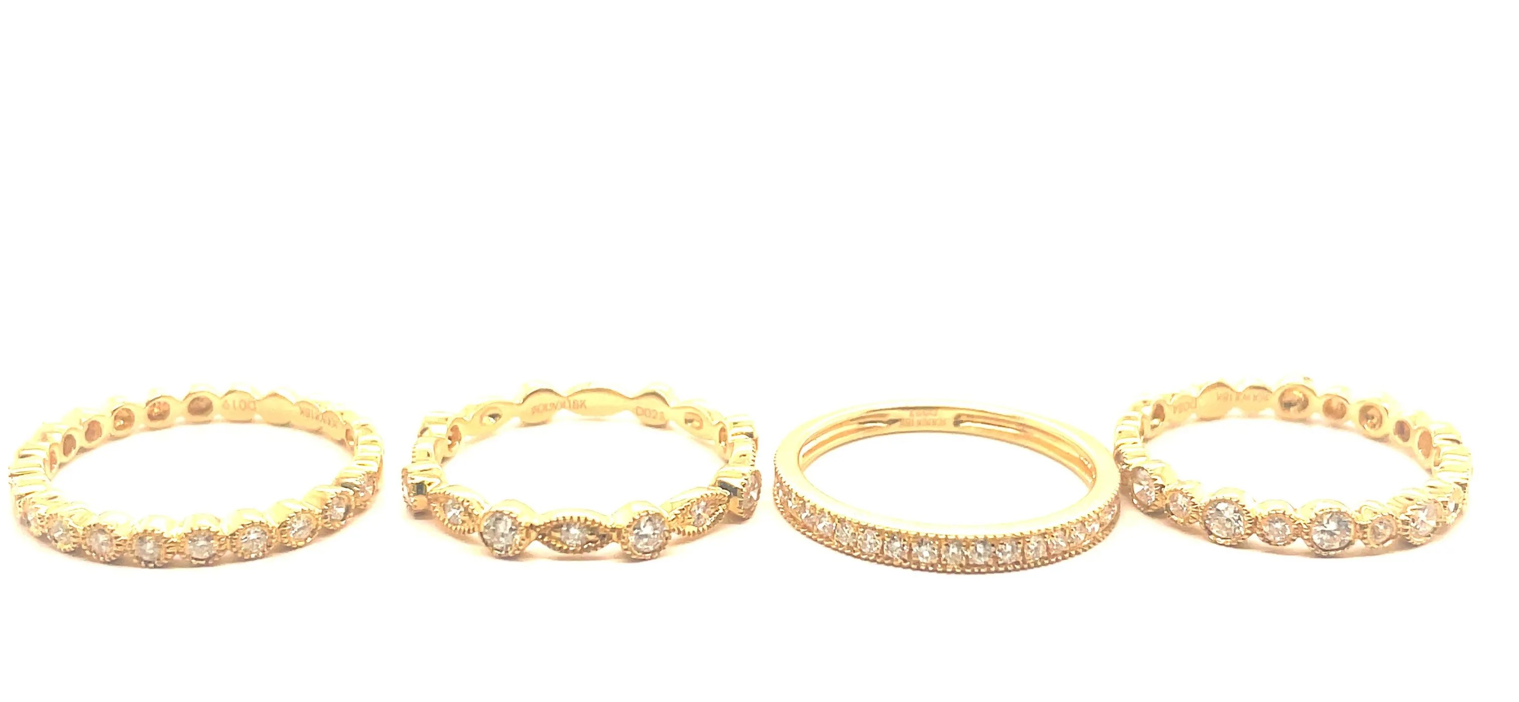 Diamond Band Stacking Set