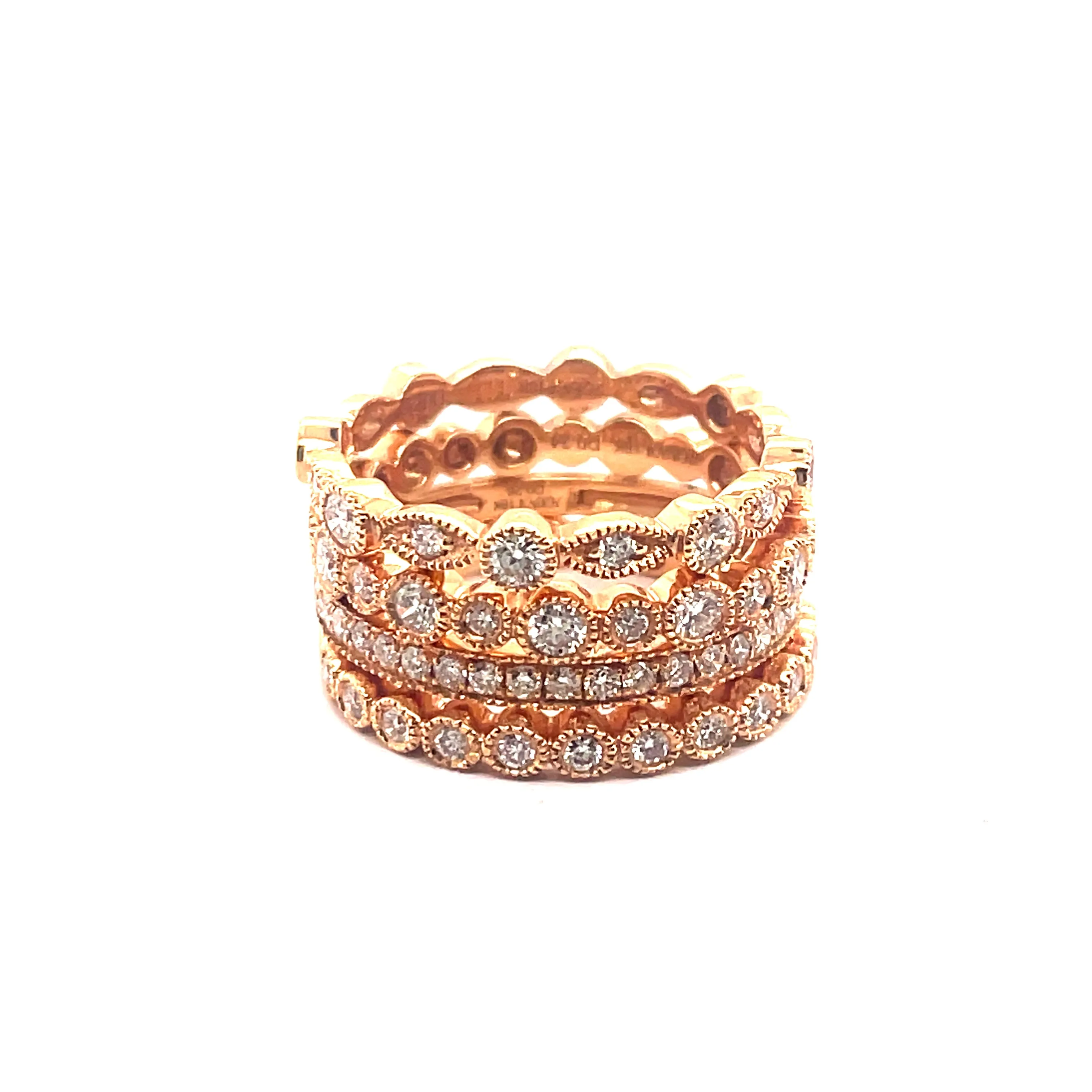 Diamond Band Stacking Set