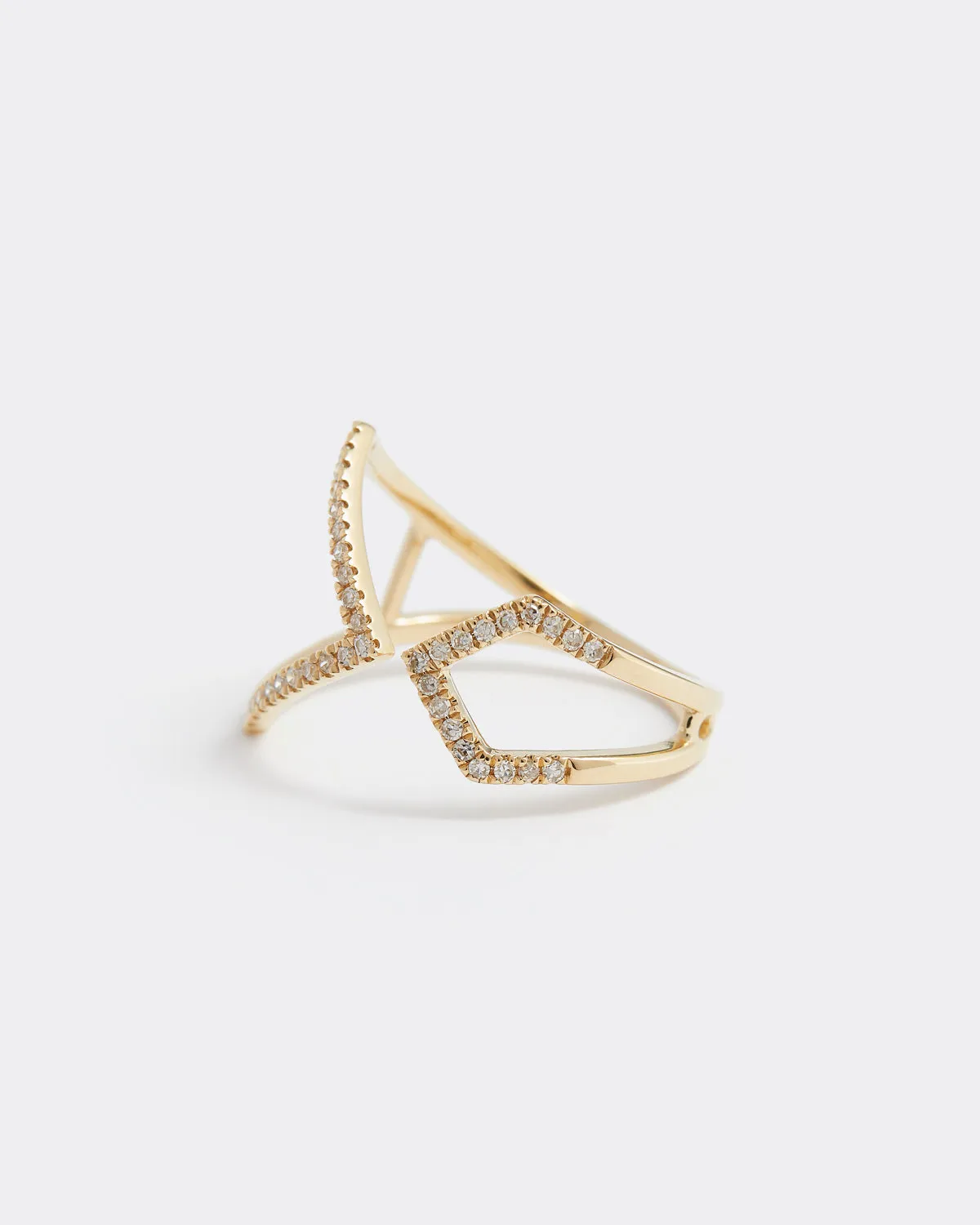 Diamond Geo Ring