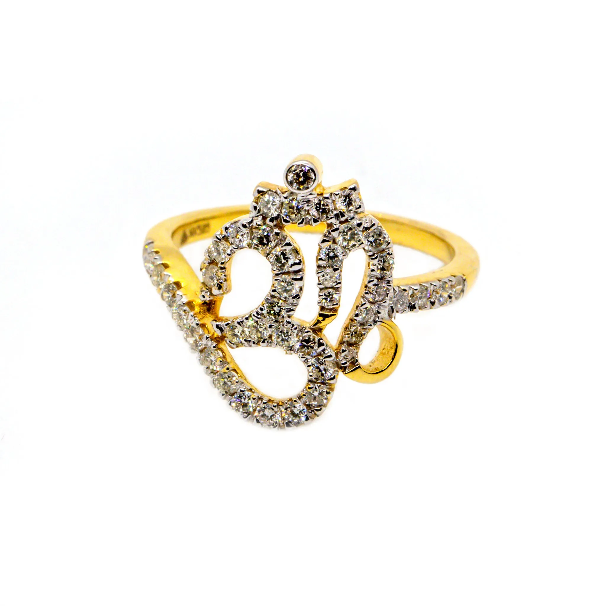 Diamond Om Ring