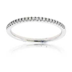 Diamond Stackable or Anniversary Style Band