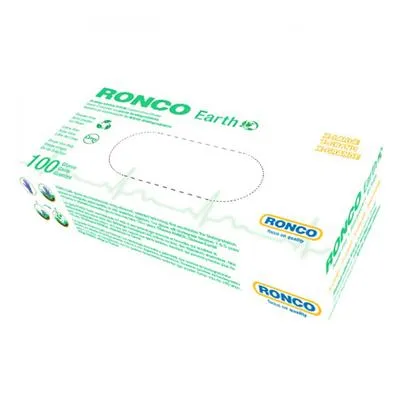 Disposable Gloves - Ronco Earth Biodegradable Nitrile Gloves 3.5 Mil, Purple (Box of 100), 936