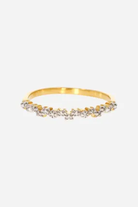 Ella Stein Shine Bright Stackable Ring in Gold Size 6