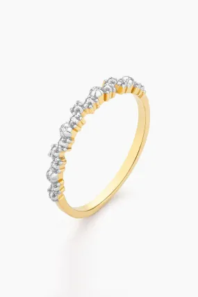 Ella Stein Shine Bright Stackable Ring in Gold - Size 7