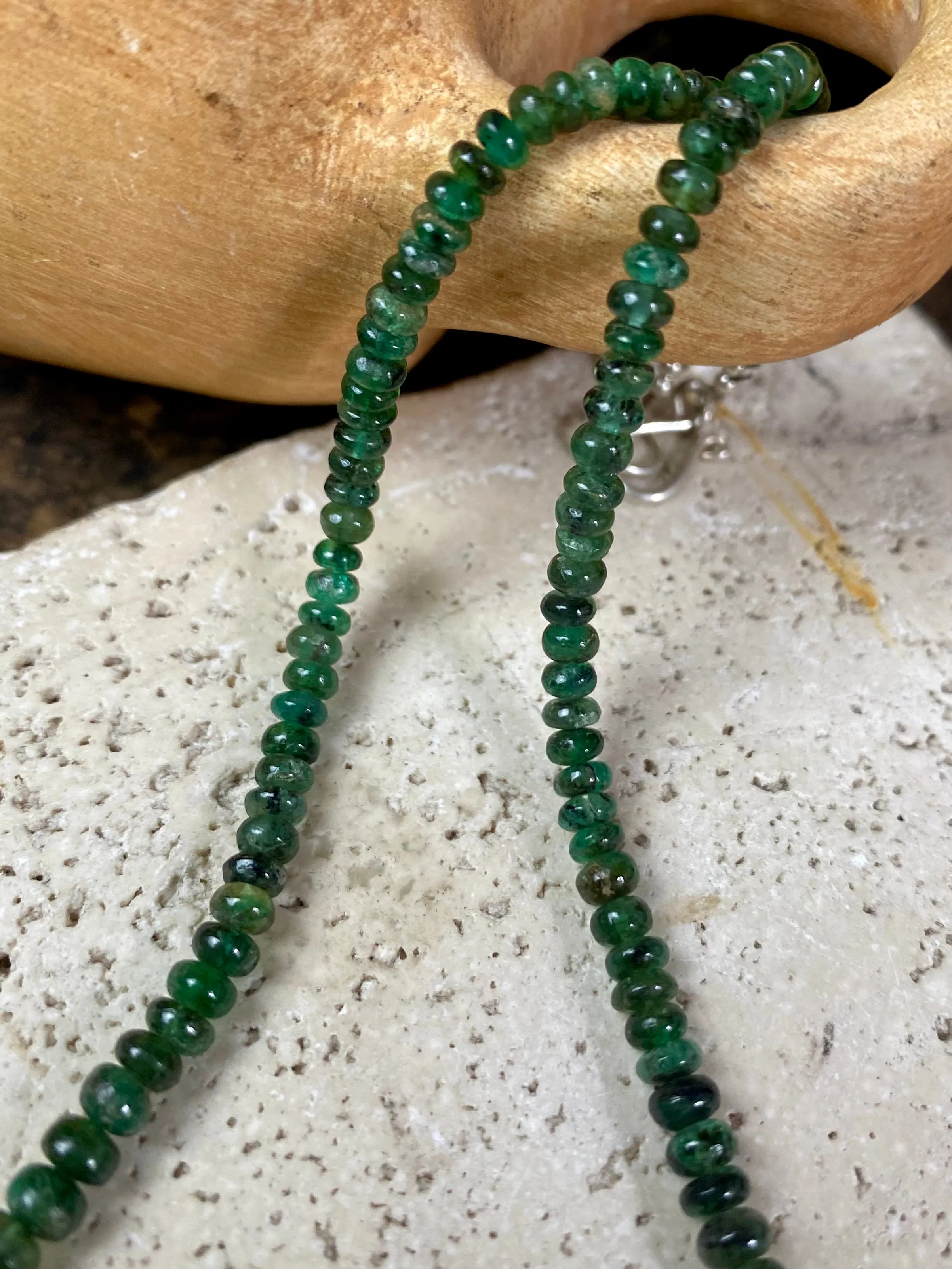 Emerald Bead Necklace