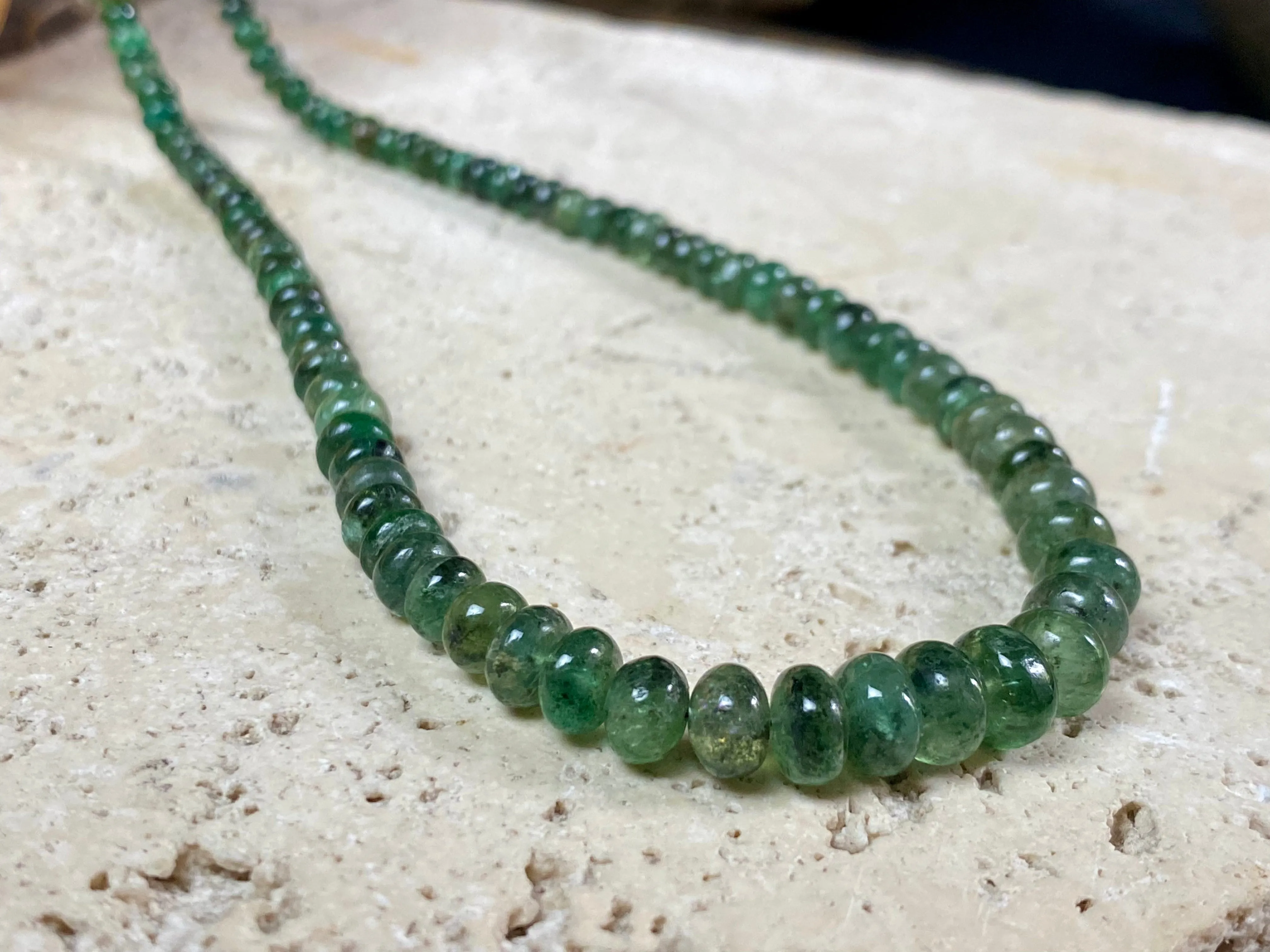 Emerald Bead Necklace