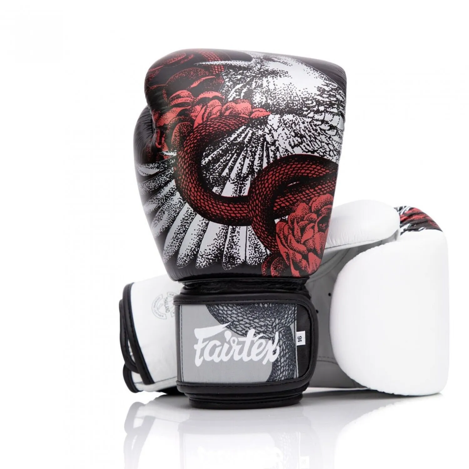 Fairtex BGV24 Beauty Of Survival Leather Muay Thai  Boxing Gloves