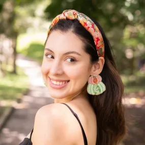 Fall Pumpkin Beaded Earrings