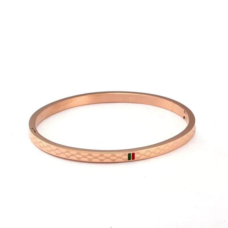 Fashion Love Bangles Female Gold Plating Bracelet