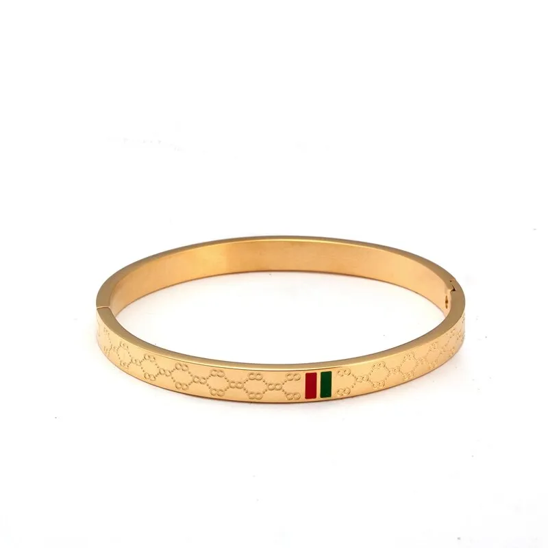 Fashion Love Bangles Female Gold Plating Bracelet