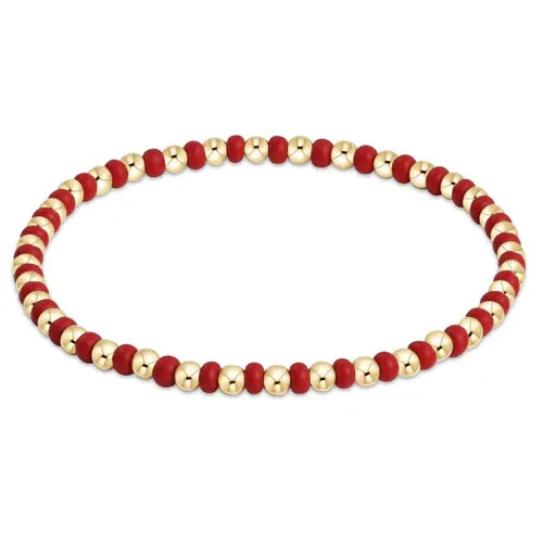 gameday hope grateful bracelet - crimson by enewton