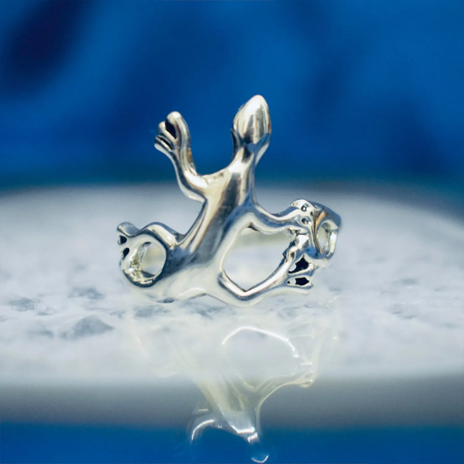 Gecko Ring (925) Sterling Silver