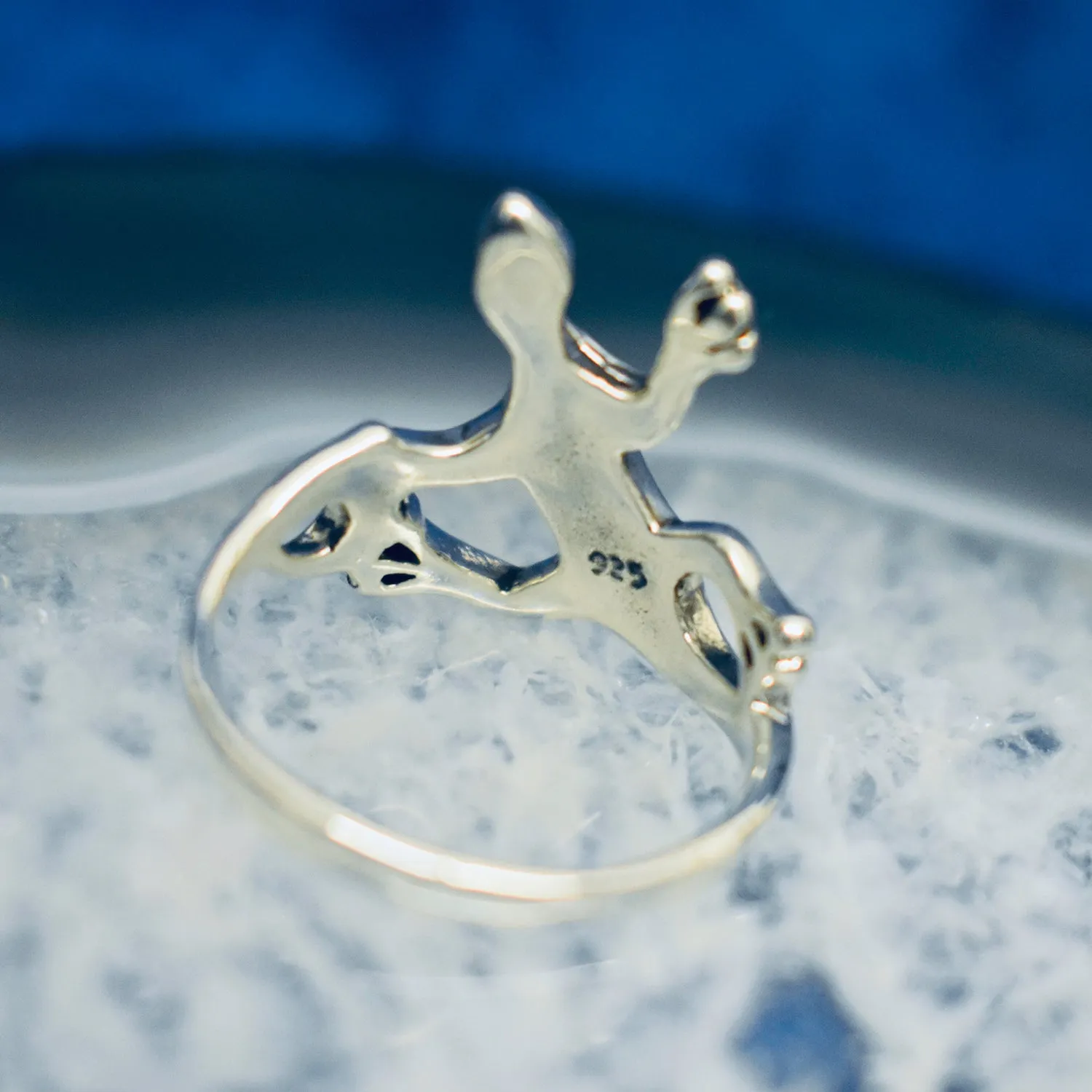 Gecko Ring (925) Sterling Silver